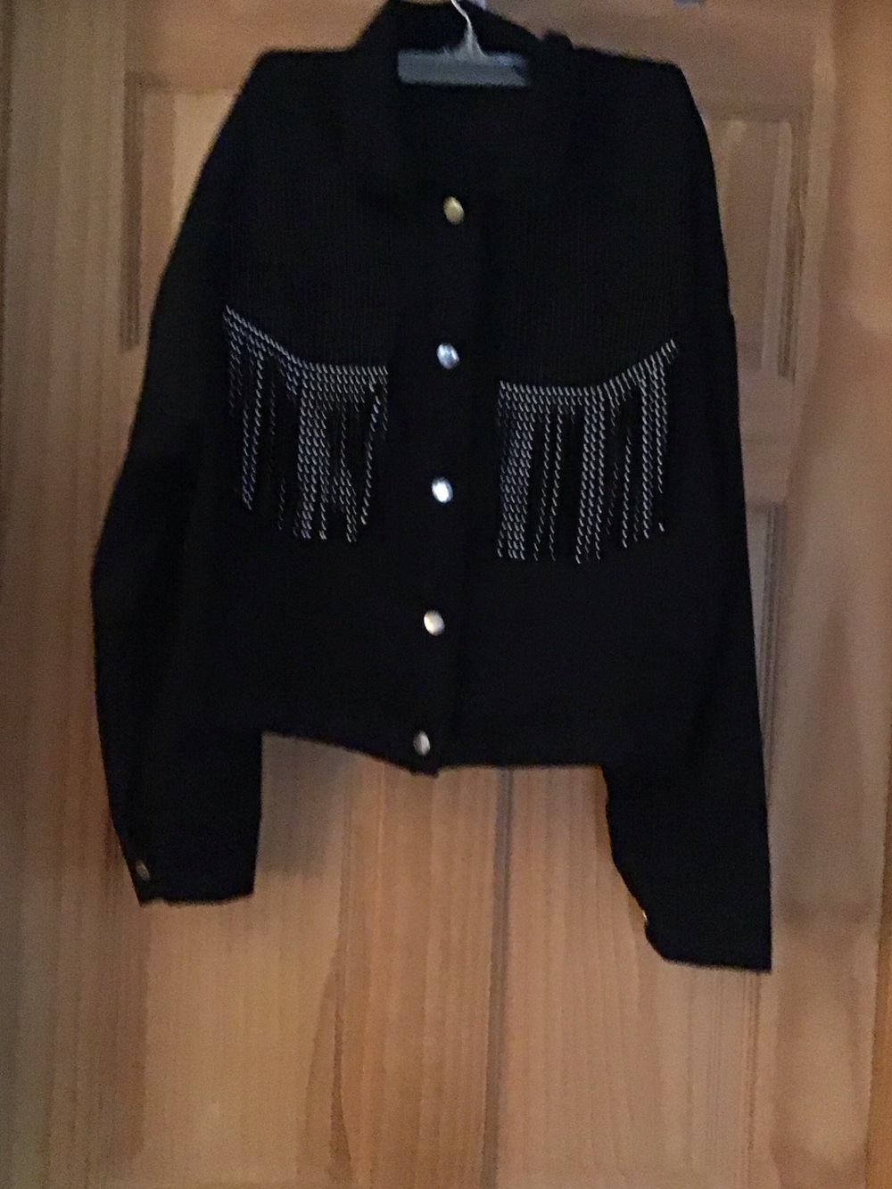Short lightweight black jacket